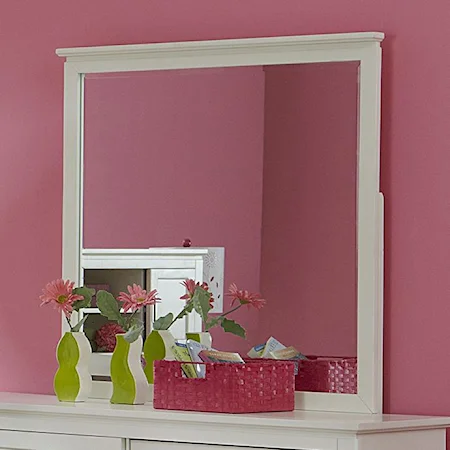 Transitional Dresser Mirror